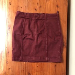 Free people modern femme mini skirt (2)